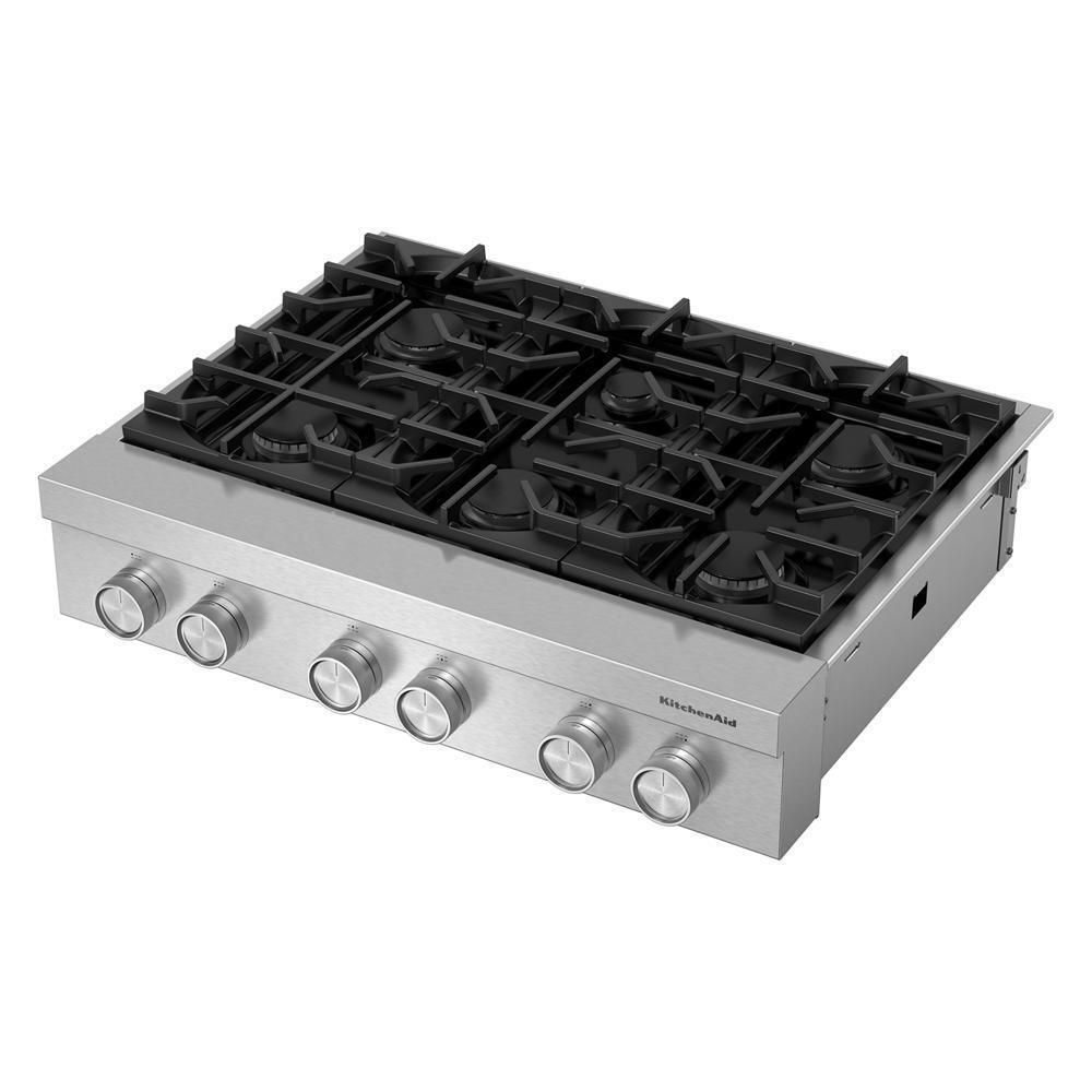 KCGK936TSS KitchenAid® 36-inch 6-Burner Gas Commercial-Style Rangetop