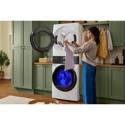 Whirlpool WEF5727TW Smart ENERGY STAR® Front Load Laundry Tower with UV Clean Technology & FreshFlowTM Vent System 4.5 cu. ft. Washer & 7.4 cu. ft. Electric Dryer