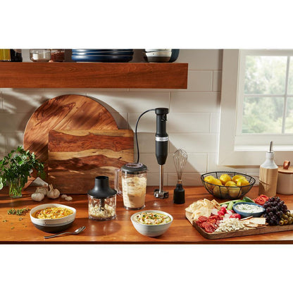 Kitchenaid KHBV83BM Variable Speed Corded Hand Blender with Accessories