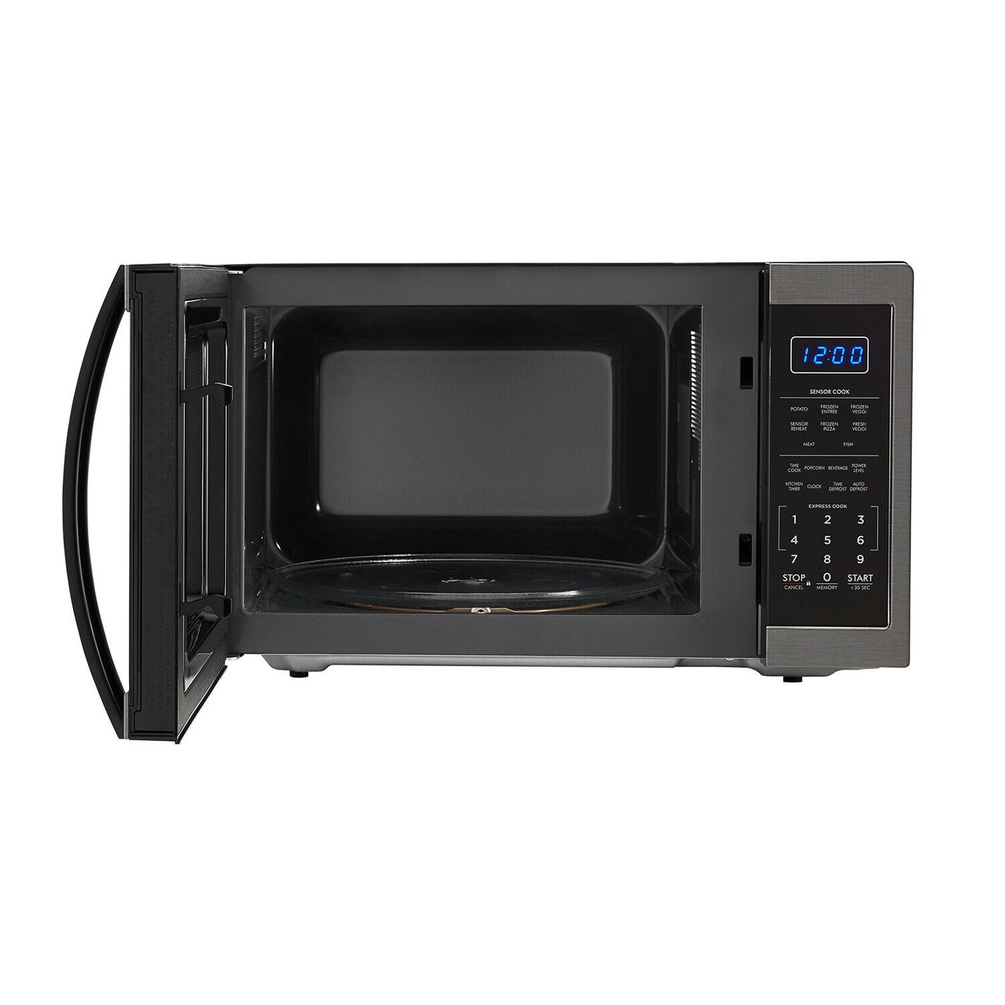 Sharp SMC1452CH 1.4 cu. ft. 1100W Sharp Black Stainless Steel Countertop Microwave Oven