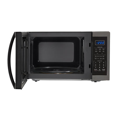 Sharp SMC1452CH 1.4 cu. ft. 1100W Sharp Black Stainless Steel Countertop Microwave Oven