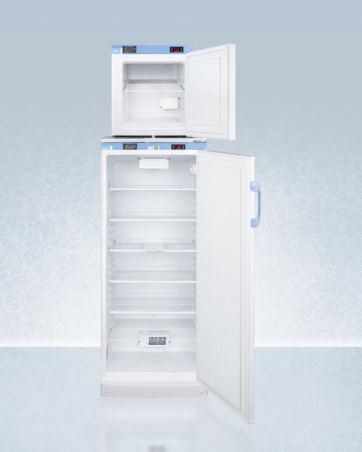 Summit FFAR10FS24LSTACKMED2 24" Wide All-refrigerator/all-freezer Combination