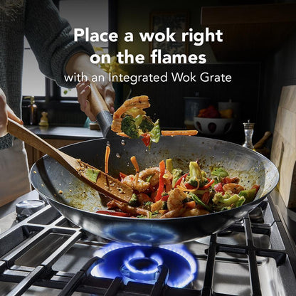 KCGK530SSS KitchenAid® 30 in. Gas Cooktop with 5 Burners and Integrated Wok Grate