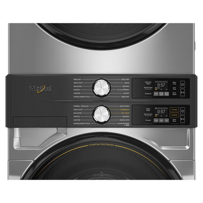 Whirlpool WGF5727TR Smart ENERGY STAR® Front Load Laundry Tower with UV Clean Technology & FreshFlowTM Vent System 4.5 cu. ft. Washer & 7.4 cu. ft. Gas Dryer