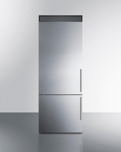 Summit FFBF279SSXH72LHD 28" Wide Bottom Freezer Refrigerator