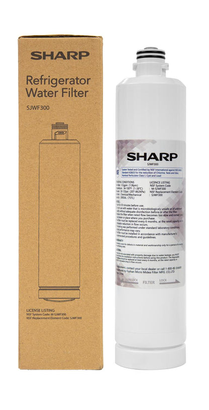 Sharp SJWF300 Replacement Water Filter for Sharp SJF2955KS Refrigerator