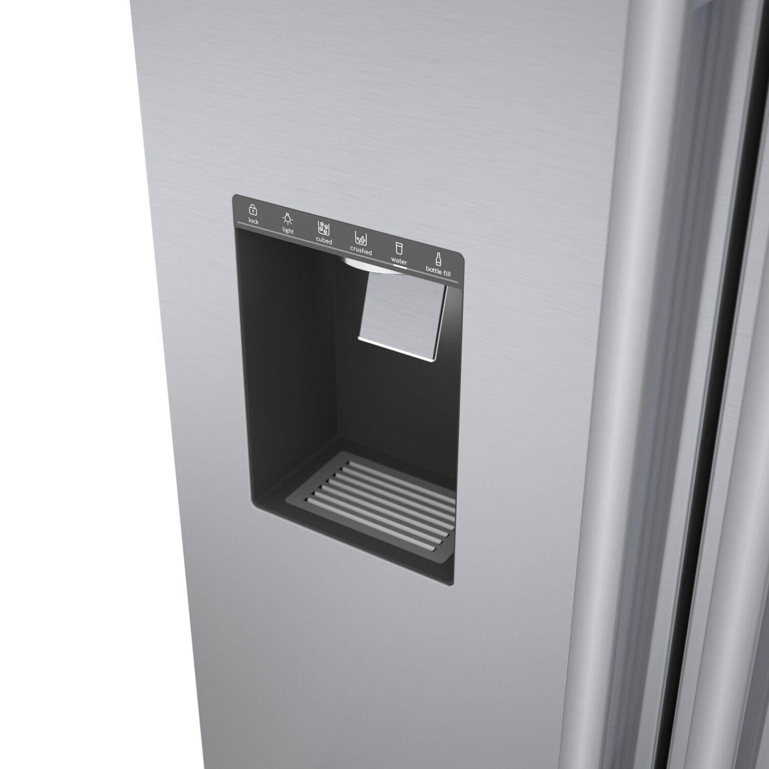 Bosch B36FD50SNS 500 Series French Door Bottom Mount Refrigerator 36" Stainless steel (with anti-fingerprint)