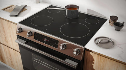 Bosch HEF1050MU 100 Series, Freestanding electric cooker, 30'', Stainless steel