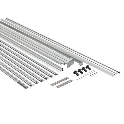 Kitchenaid SKT60M Full-Refrigerator and Up-Right Freezer Sidekick Trim Kit, Stainless Steel, used with WSZ57L18DM and WSR57R18DM models