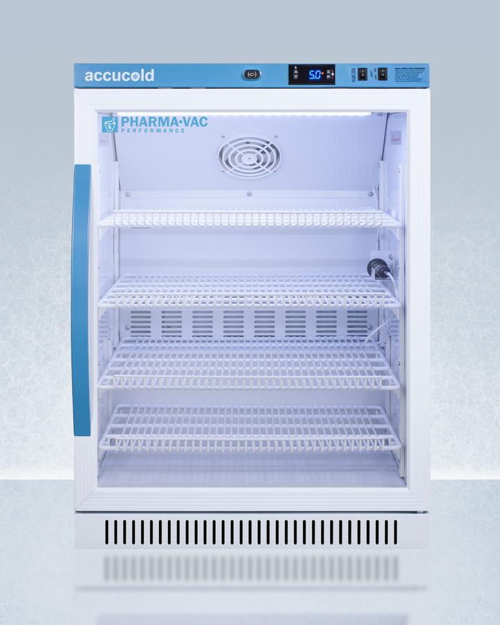 Summit ARG6PV456 6 CU.FT. ADA Height Vaccine Refrigerator, Certified To Nsf/ansi 456 Vaccine Storage Standard