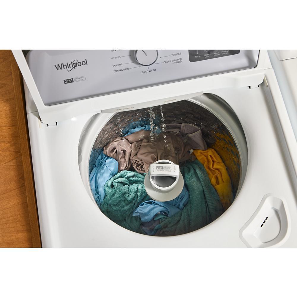Whirlpool WTW4300SW 4.3 Cu. Ft. Whirlpool® Top Load Impeller Washer with Quick Wash Cycle and Soft Close Glass Lid