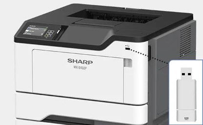 Sharp MXB468P MX-B468P Monochrome Printer Prints up to 46 pages per minute Maximum paper capacity of 2,000 sheets Exceptional Image Quality with 1,200 x 1,200 dpi print resolution