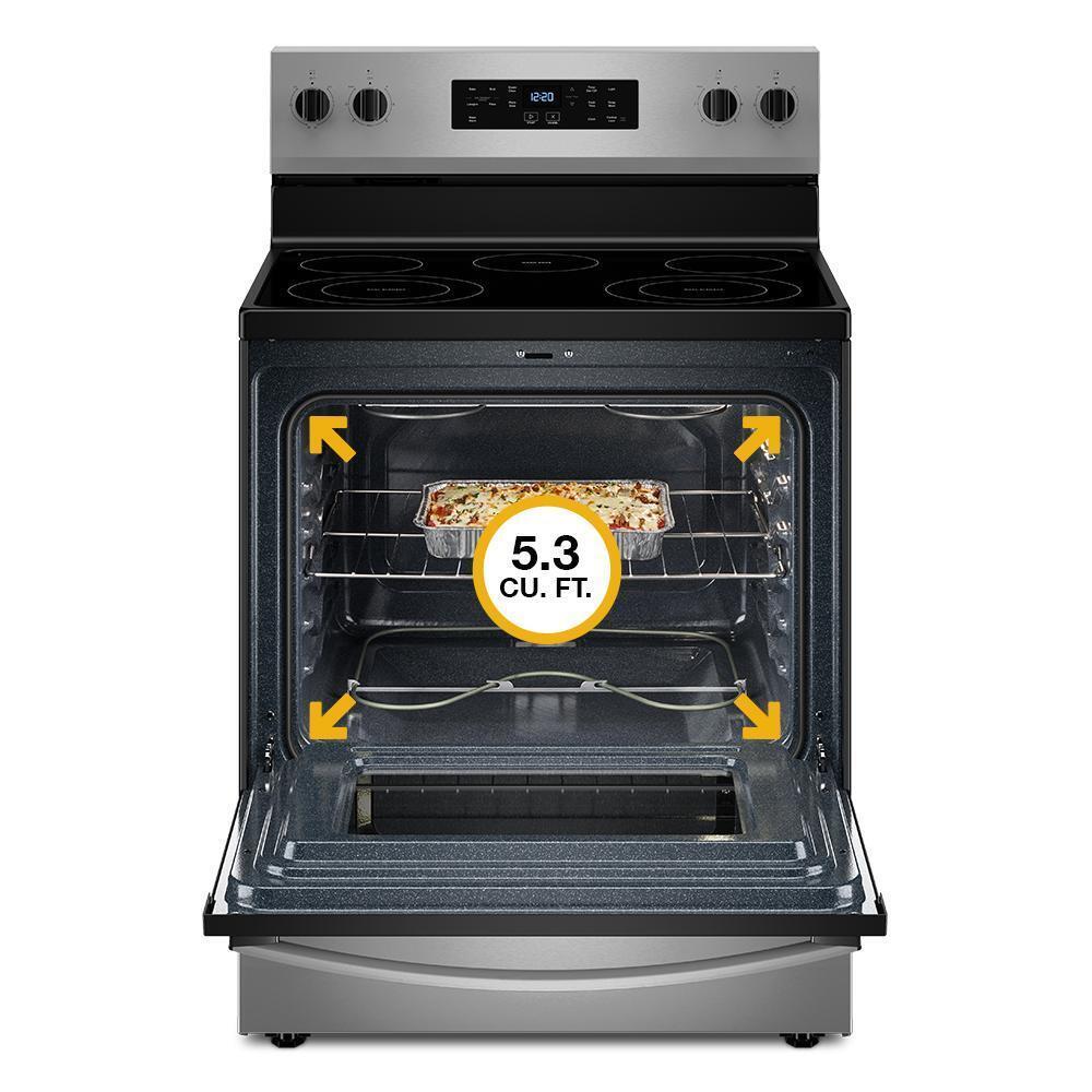 Whirlpool WFES3530RW 30-inch Electric Range with Self Clean