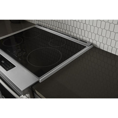 Maytag W10675028 34" Slide-in Range Trim Kit, Stainless Steel, with (3) trim pieces, and installation instructions