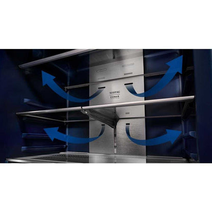 MRFF5336TZ Maytag® 30 Cu. Ft. XL Capacity French Door Bottom Mount Refrigerator with In-Door-Ice® Dispensing System