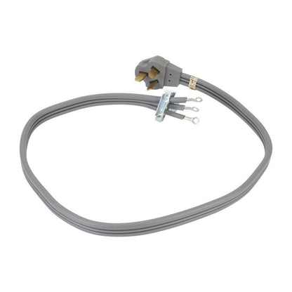 Maytag PT220 4' Electric Range Power Cord 3 Wire 40 Amp Right Angle Plug