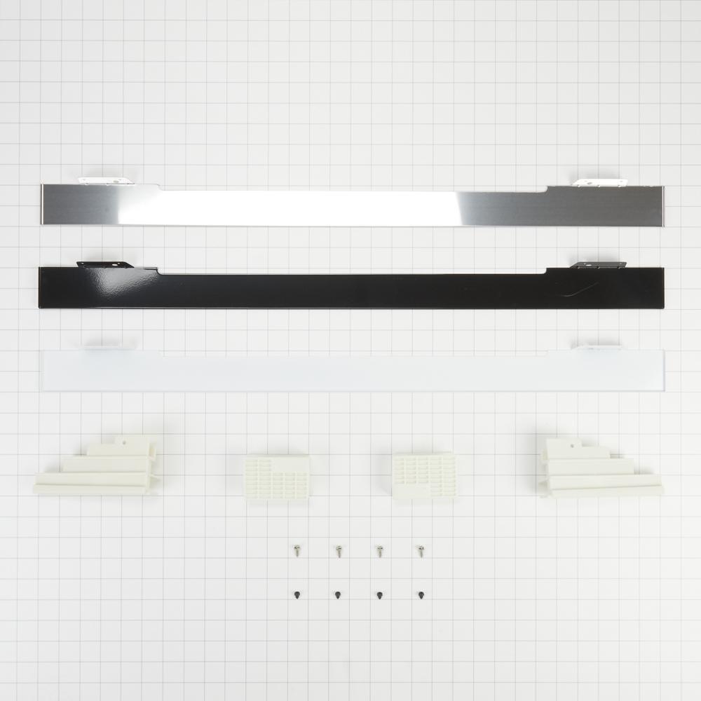 Whirlpool W10495947 30" Range Vent Trim Kit, for cutout heights between 41-13/16" and 42-1/4" and 42-7/8" and 43-5/16"