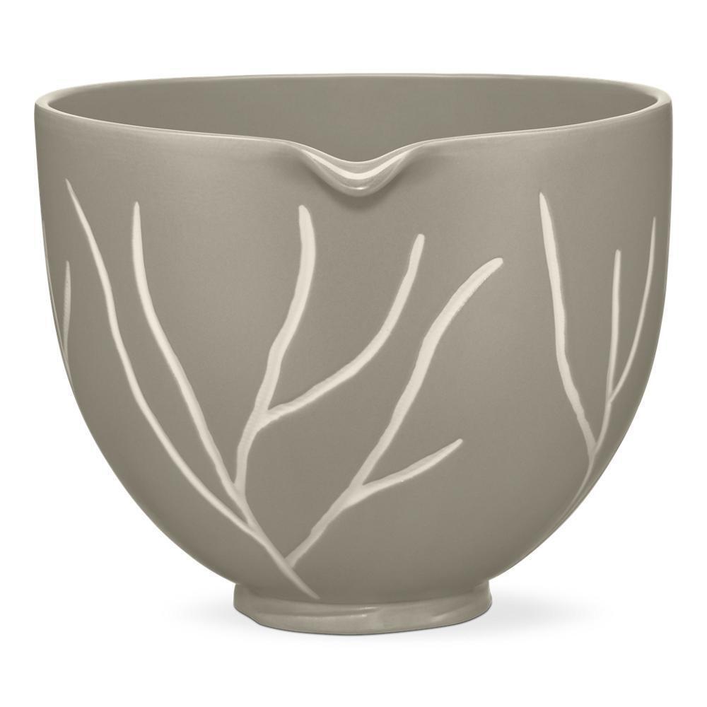 Kitchenaid KSM2CB5BL 5 Quart Bare Leaves Ceramic Bowl