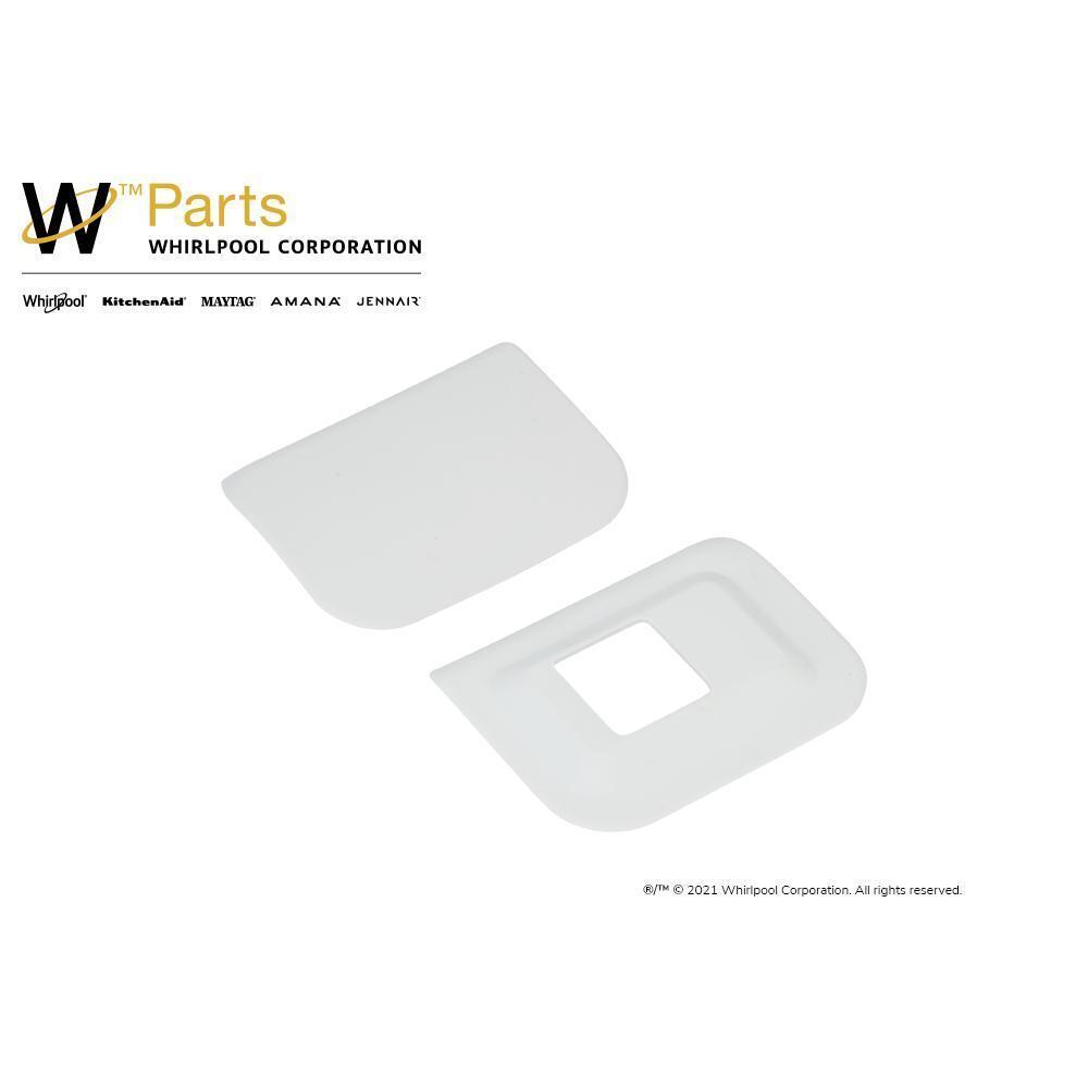 Kitchenaid W10895133 Dryer Door Reversal Kit, white-colored, for Advantage Maytag models with magnets