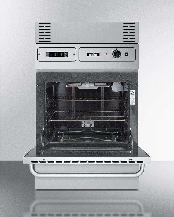 Summit TEM755BKW 24" Wide Electric Wall Oven, 115v
