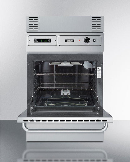 Summit TEM755BKW 24" Wide Electric Wall Oven, 115v