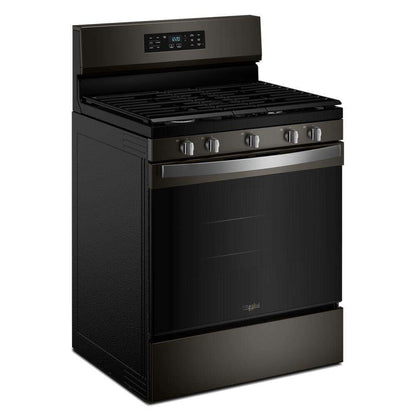 Whirlpool WFGS4530SV 30-inch Gas Range with Air Cooking Technology and Steam Clean