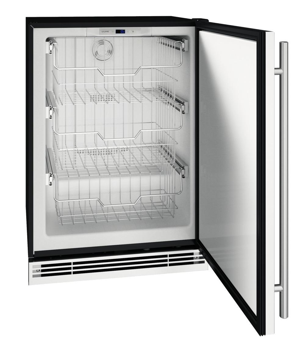 U-Line UHFZ124SS01B Hfz124 24" Convertible Freezer With Stainless Solid Finish (115 V/60 Hz)