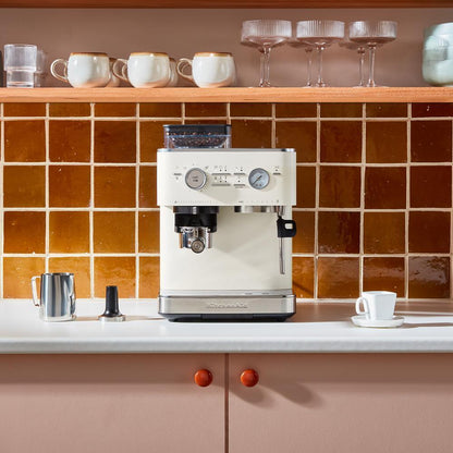 Kitchenaid KES6551PL Semi Automatic Espresso Machine with Burr Grinder