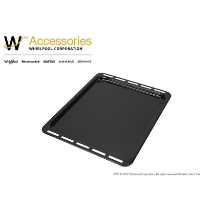 Maytag W11348807 Built-In Oven Baking Tray for Models WOS52ES4MZ/B/W, YOS52ES4MZ, WOD52ES4MZ/B/W, KOSC504PPS, YKOSC504PPS, KODC504PPS (17.75-IN L X 14.75-IN W X 0.75-IN D)