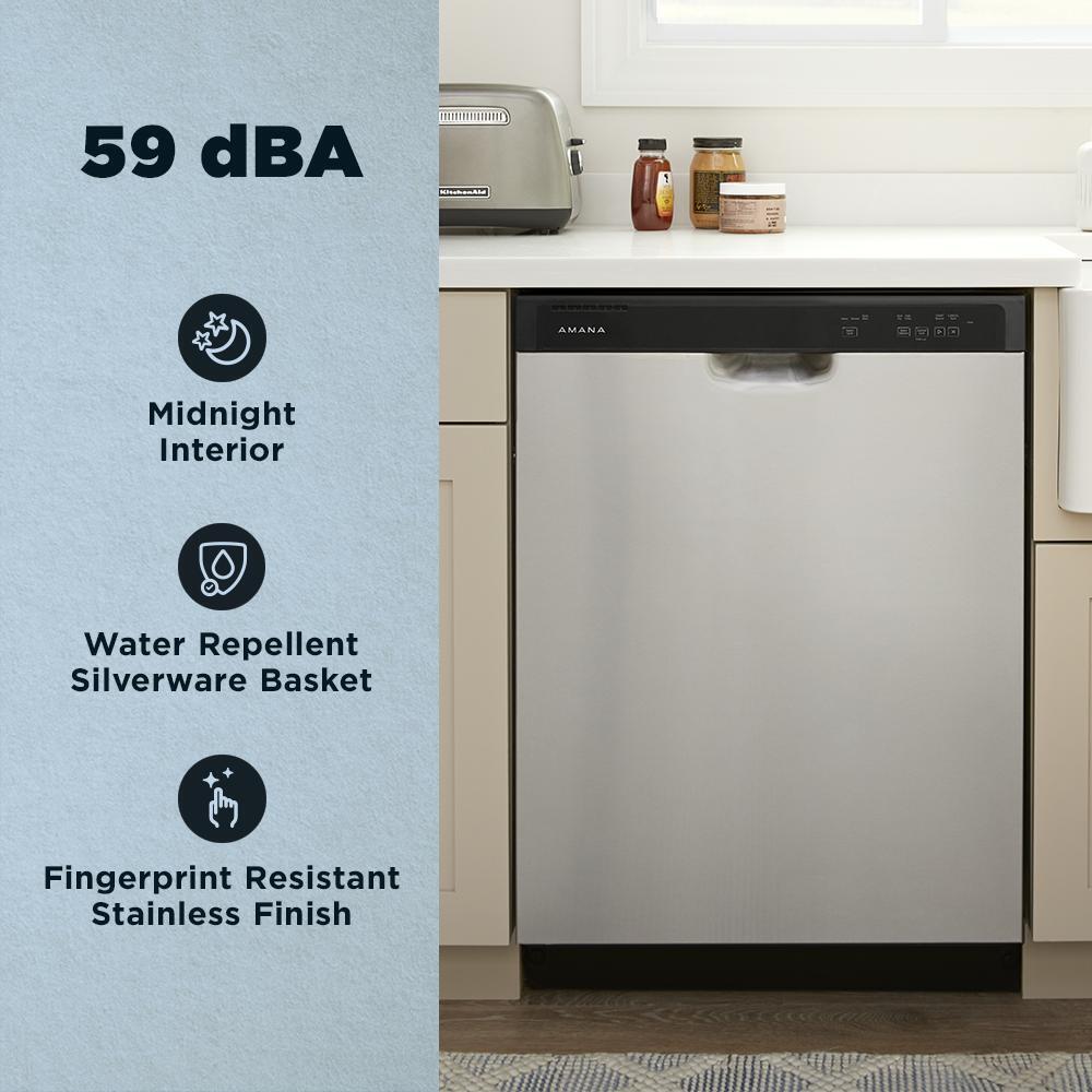 ADFS2524RS Amana® Dishwasher with Midnight Interior