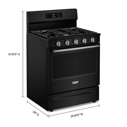 Maytag MFGS4030RB 30-Inch Wide Gas Range With Steam Clean - 5.0 cu. ft.