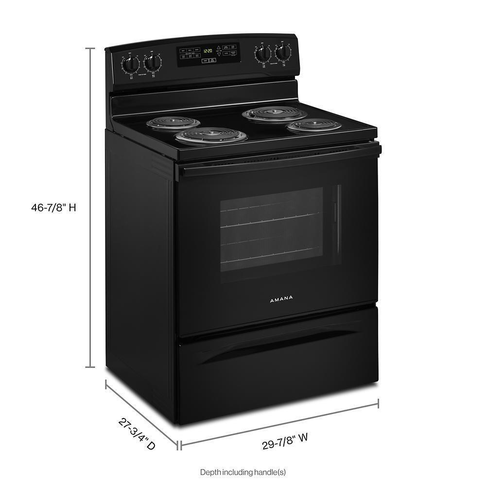 Amana 30-inch Amana® Electric Range with Bake Assist Temps