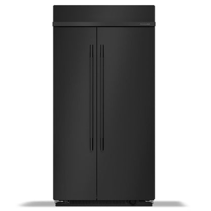 Kitchenaid KBSN742SBE 25.5 Cu. Ft. 42" Built-In Side-by-Side Refrigerator with Platinum Interior