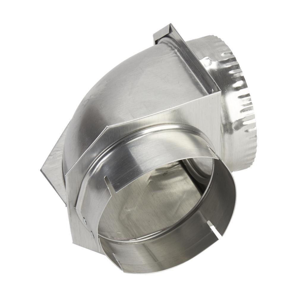 Maytag 4396006RW 4" Dryer Elbow Vent Connector for 90-degree turns within 4.5"