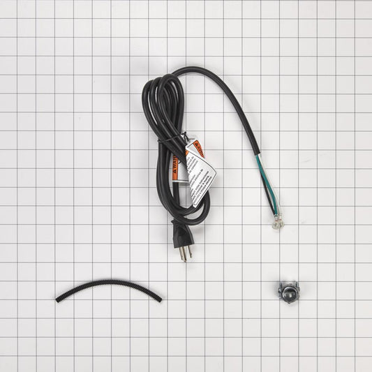 Kitchenaid W11365011 6' Dishwasher Power Cord 3 Wire 13 Amp Straight Plug