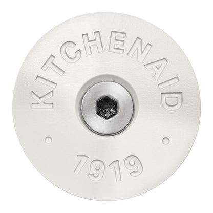 Whirlpool W11368841MP KitchenAid Commercial-Style Range Handle Medallion Kit - Mascarpone (Includes Two Medallions, Screws, and One 1/8-IN Hex Wrench)