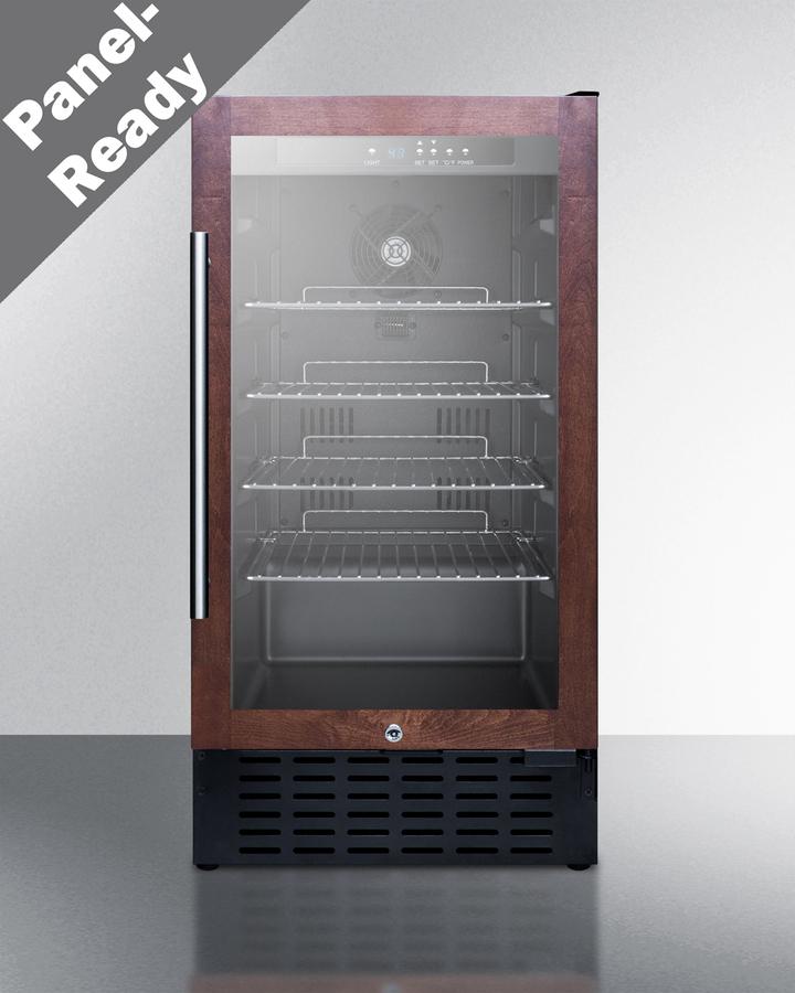 Summit SCR1841BPNR 18" Wide Built-in Beverage Center (panel Not Included)