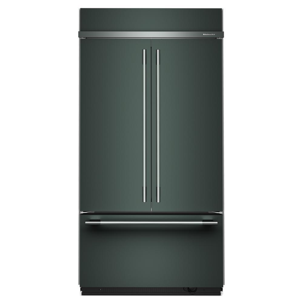 Kitchenaid KBFN542SJP 24.2 Cu. Ft. 42" Built-In French Door Bottom Mount Refrigerator with Platinum Interior
