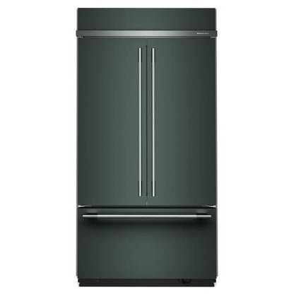 Kitchenaid KBFN542SJP 24.2 Cu. Ft. 42" Built-In French Door Bottom Mount Refrigerator with Platinum Interior