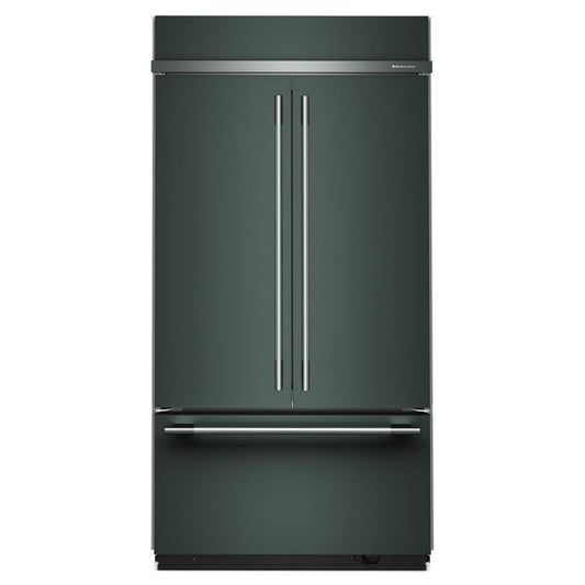 Kitchenaid KBFN542SJP 24.2 Cu. Ft. 42" Built-In French Door Bottom Mount Refrigerator with Platinum Interior