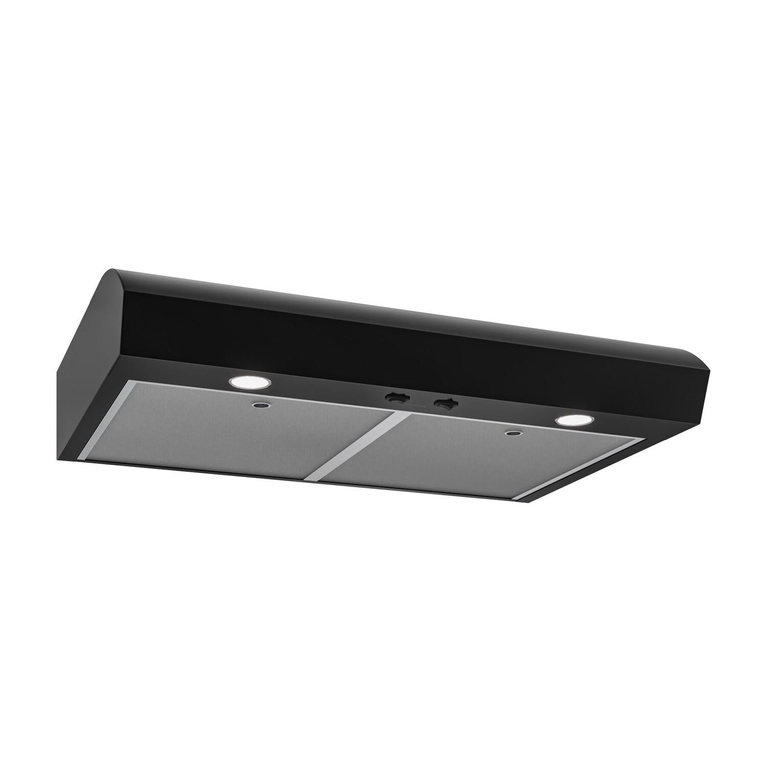 MTR1303BL Broan-NuTone 30-Inch Under Cabinet Range Hood, ENERGY STAR, 350 Max Blower CFM, Black