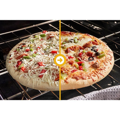 Whirlpool WSES5030SB 30-inch Electric Smart Range with Air Cooking Technology