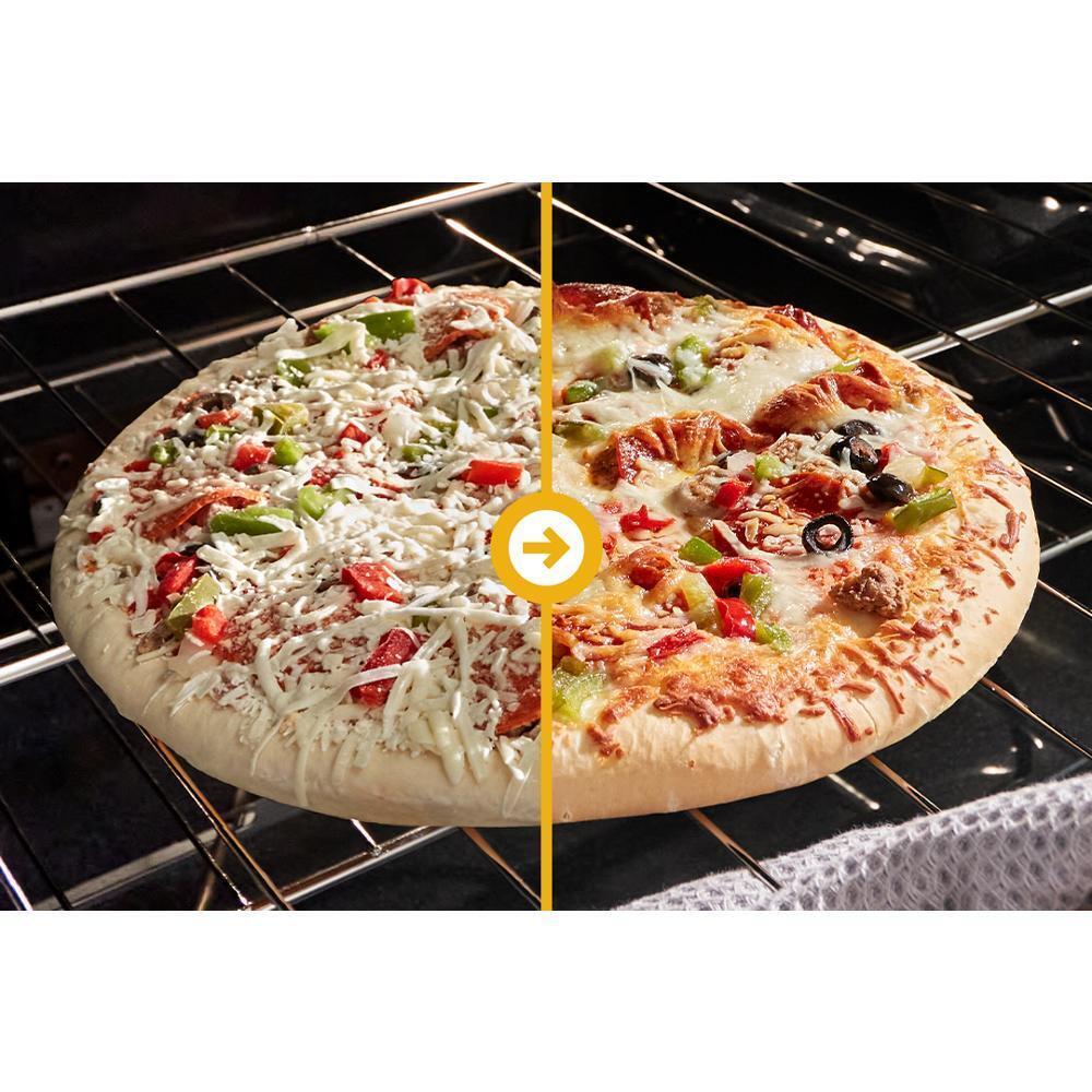 Whirlpool WSES5030SV 30-inch Electric Smart Range with Air Cooking Technology