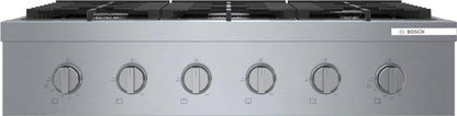 Bosch RGM8658UC 800 Series, Professional Rangetop, 36 ", Stainless steel