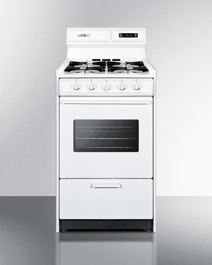 Summit WNM1307KW 20" Wide Gas Range