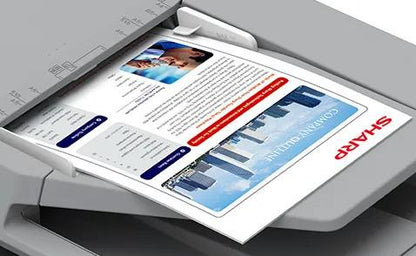 Sharp BPC535WD BP-C535WD Compact color document system Prints up to 35 pages per minute , copy, scan, fax Maximum paper capacity of 2,350 sheets Exceptional Image Quality with 600 x 600 dpi print resolution