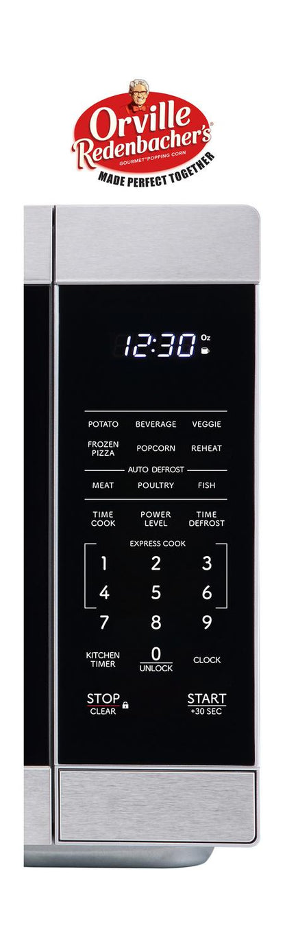 SMC1162KS Sharp 1.1 cu. ft. 1000W Stainless Steel Countertop Microwave Oven