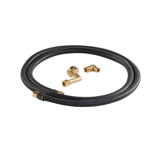 Whirlpool W10278627IP Dishwasher Fill Hose Kit of 6' EPDM water supply line with 3/8" compression fitting (2), 3/4" gooseneck, 3/8" elbow