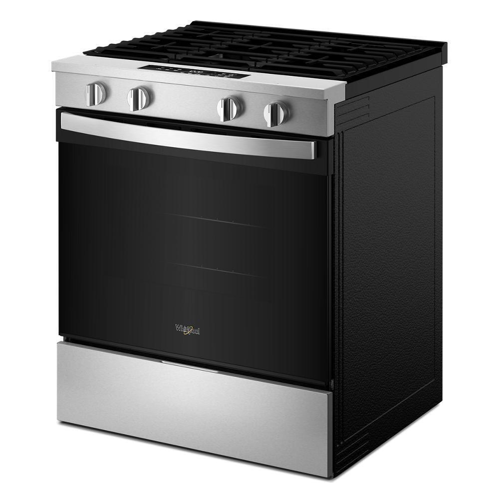 Whirlpool WSGS3330TS 30-inch Gas Range with No Preheat Mode and Slow Cook