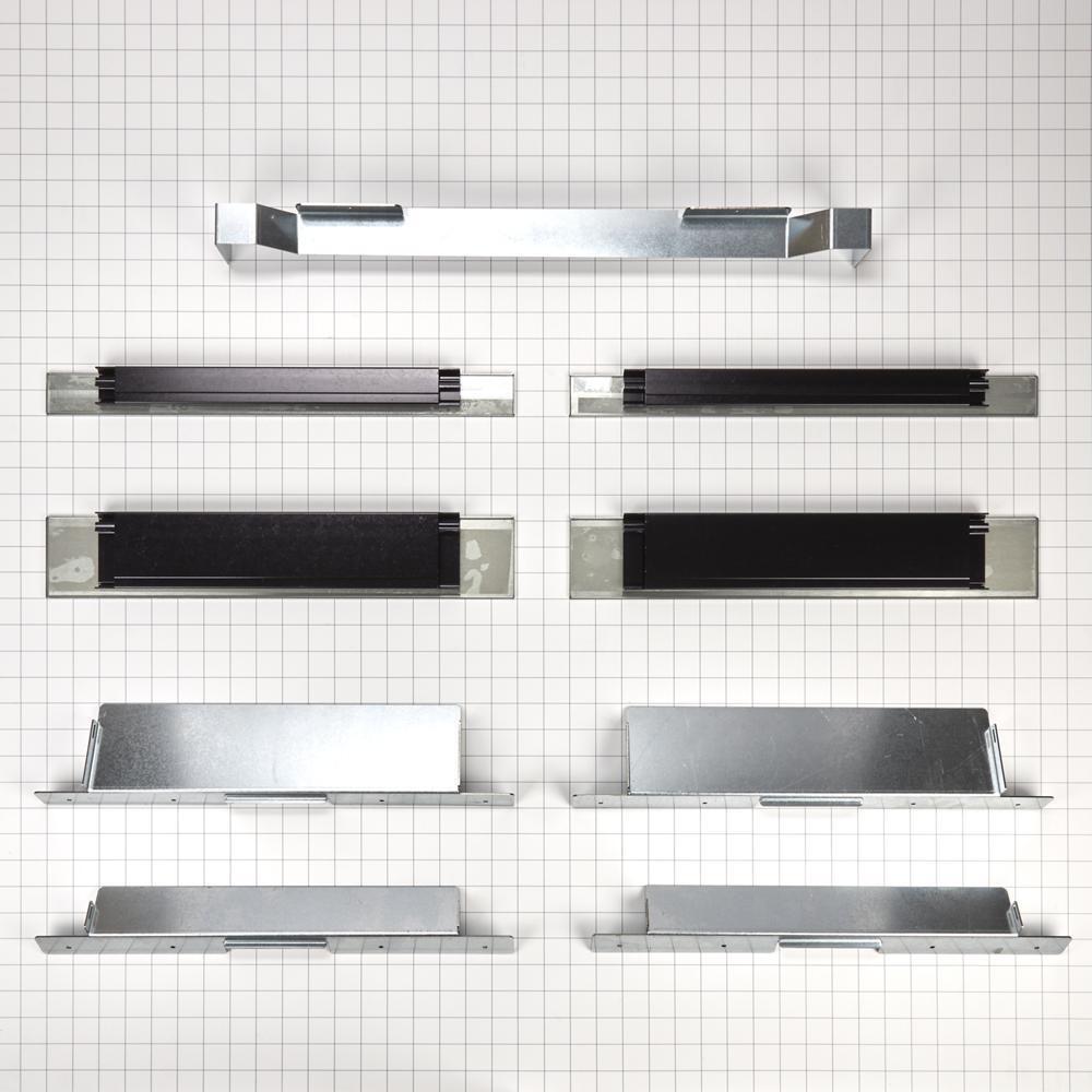 Kitchenaid W11300447 Built-In Oven Side Trim Kit, Stainless Steel with (2) 30" trim pieces